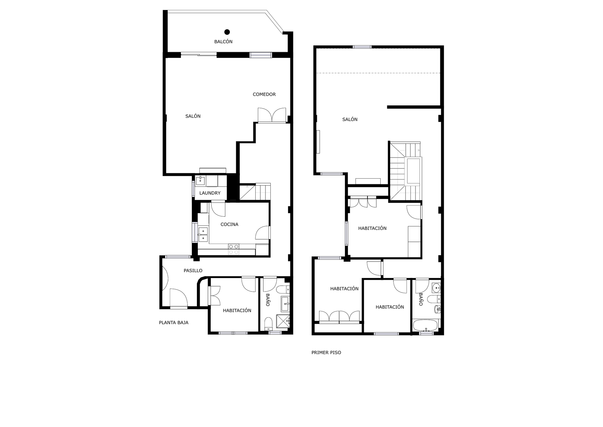 Plano de planta — Vivienda en Náquera
